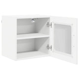 Wall Glass Cabinet PORTO 2 pcs White 40 x 31 x 40 cm