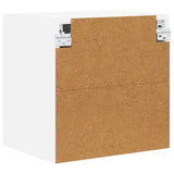Wall Glass Cabinet PORTO 2 pcs White 40 x 31 x 40 cm