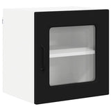 Kitchen Wall Cabinet Black 40 x 31 x 40 cm Engineered Wood - Front View