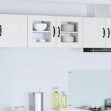Kitchen Wall Cabinet with Door High Gloss White 40 x 31 x 40 cm