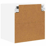 Kitchen Wall Cabinet with Door High Gloss White 40 x 31 x 40 cm - Low Angle