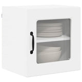 Kitchen Wall Cabinet with Door High Gloss White 40 x 31 x 40 cm - Side View