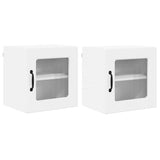 Kitchen Wall Cabinet 2 pcs High Gloss White 40 x 31 x 40 cm - Front View