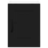 Kitchen Wall Cabinet Black 30 x 31 x 40 cm Engineered Wood - Rear View