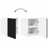 Kitchen Wall Cabinet Black 30 x 31 x 40 cm Engineered Wood - Extra Image