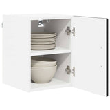 Wall Cabinet PORTO 2 pcs Black 30 x 31 x 40 cm Engineered Wood