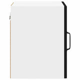 Wall Cabinet PORTO 2 pcs Black 30 x 31 x 40 cm Engineered Wood - Low Angle