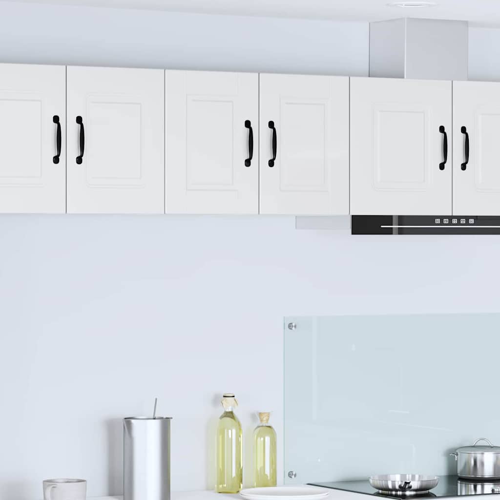 Kitchen Wall Cabinet with Door High Gloss White 30 x 31 x 40 cm