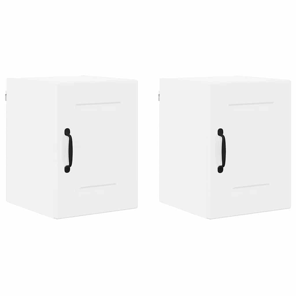 Kitchen Wall Cabinet 2 pcs High Gloss White 30 x 31 x 40 cm