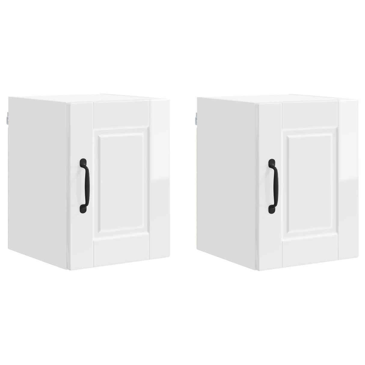 Wall Cabinet PORTO 2 pcs High Gloss White 30 x 31 x 40 cm