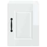 Wall Cabinet PORTO 2 pcs High Gloss White 30 x 31 x 40 cm - Close-Up Angle