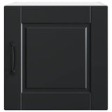 Wall Cabinet PORTO Black 40 x 31 x 40 cm Engineered Wood - Rear View