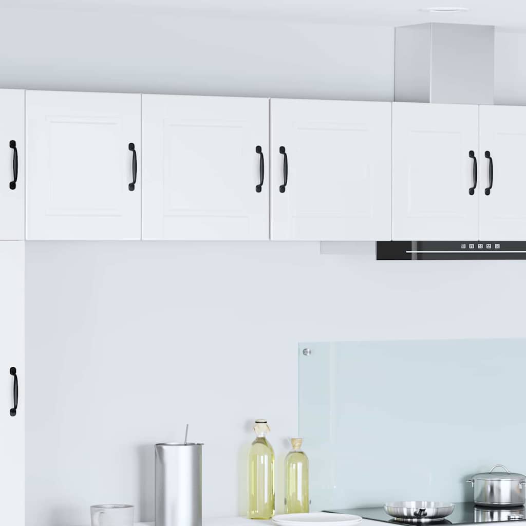 Kitchen Wall Cabinet with Door High Gloss White 40 x 31 x 40 cm