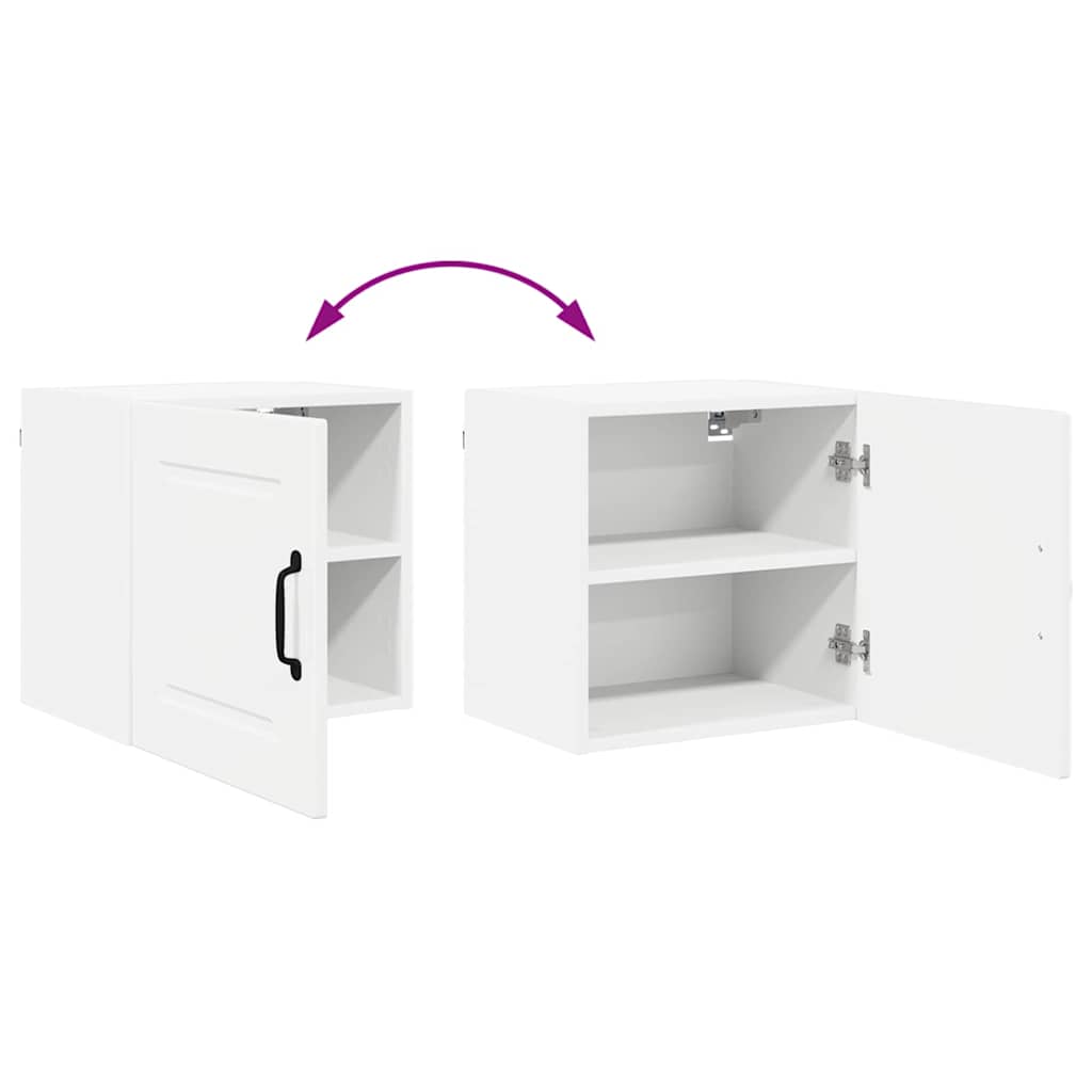 Kitchen Wall Cabinet with Door High Gloss White 40 x 31 x 40 cm