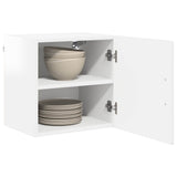 Wall Cabinet PORTO High Gloss White 40 x 31 x 40 cm - Side View
