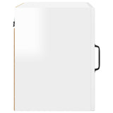 Wall Cabinet PORTO High Gloss White 40 x 31 x 40 cm - Close-Up Angle