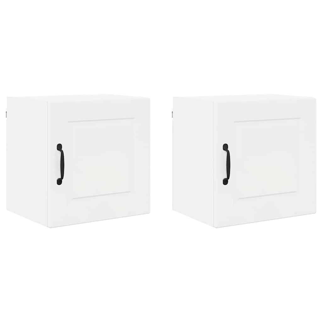 Kitchen Wall Cabinet 2 pcs High Gloss White 40 x 31 x 40 cm
