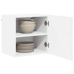 Wall Cabinet PORTO 2 pcs High Gloss White Engineered Wood