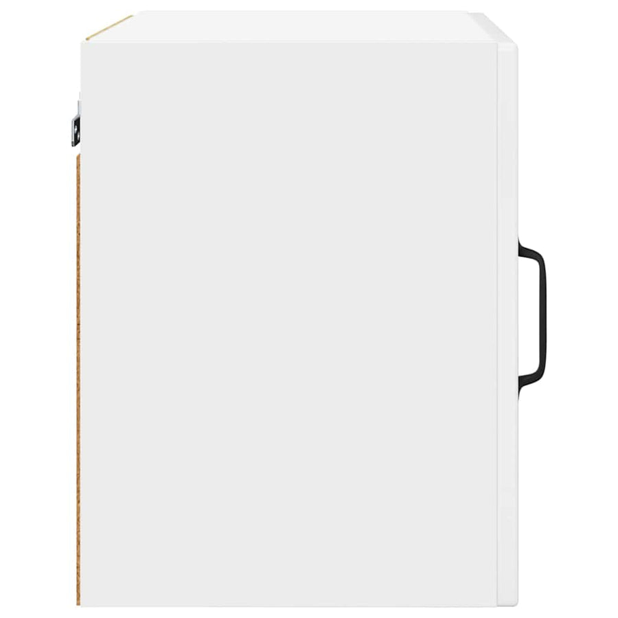 Wall Cabinet PORTO 2 pcs High Gloss White Engineered Wood