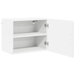 Wall Cabinet PORTO 2 pcs White Engineered Wood