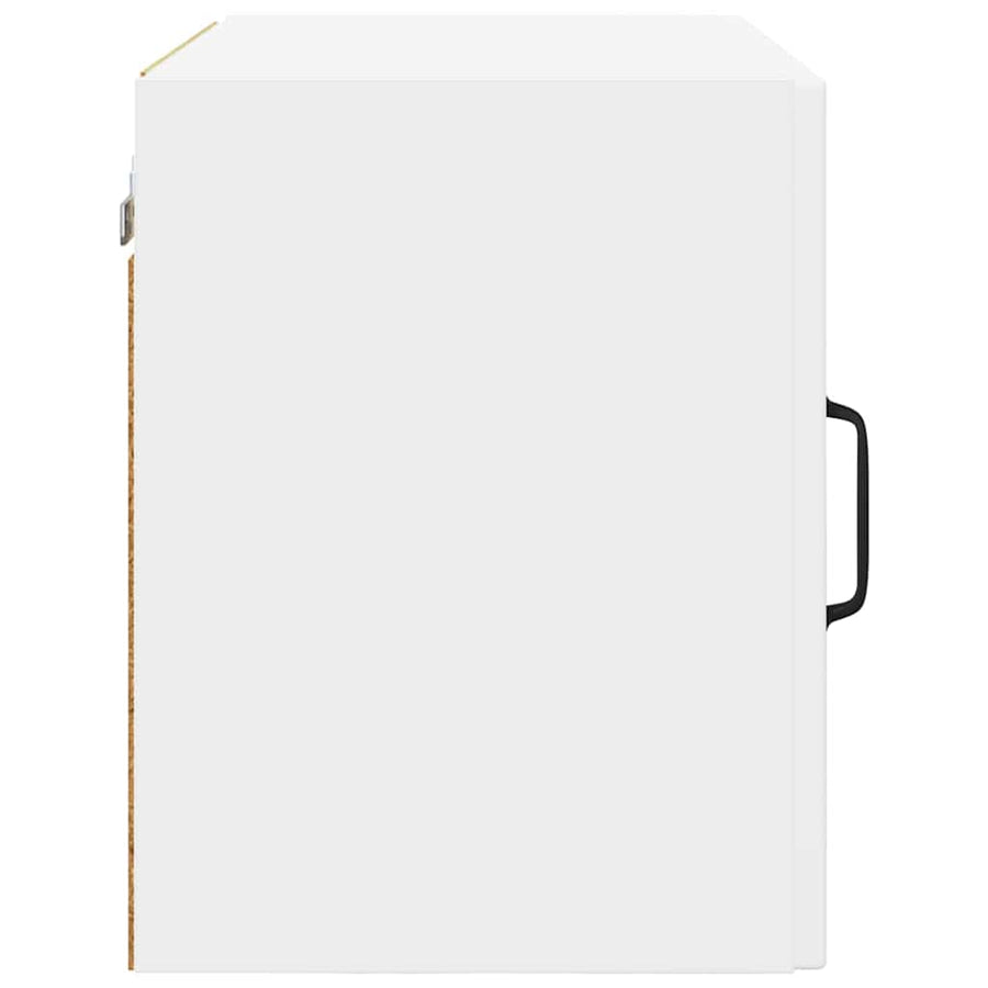 Wall Cabinet PORTO 2 pcs White Engineered Wood
