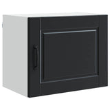 Wall Cabinet PORTO Black 50 x 31 x 40 cm Engineered Wood - Front View