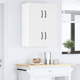 Kitchen Wall Cabinet White 60 x 31 x 40 cm Engineered Wood - Top-Down View