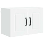 Wall Cabinet PORTO 2 pcs White Engineered Wood