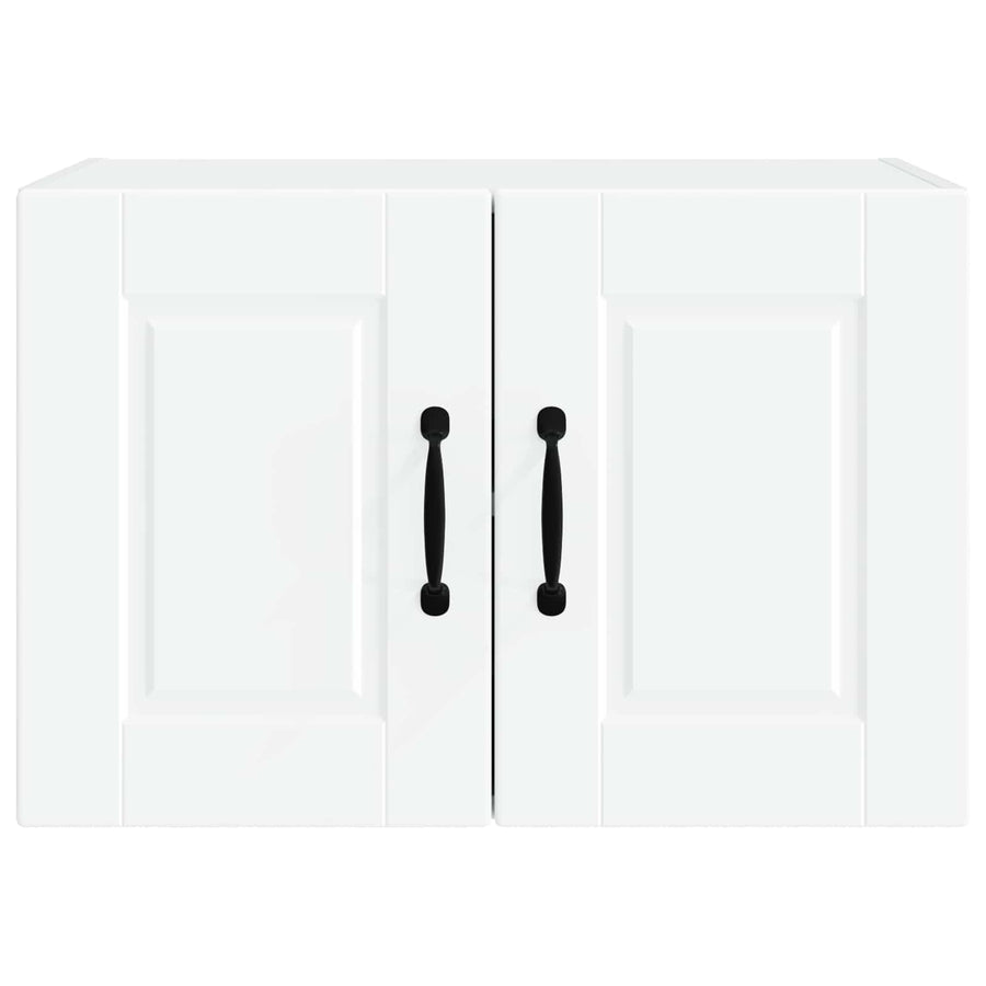 Wall Cabinet PORTO 2 pcs White Engineered Wood