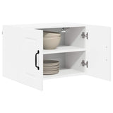 Kitchen Wall Cabinet with Shelf 2 pcs White 60 x 31 x 40 cm - Side View
