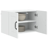 Wall Cabinet PORTO 2 pcs White 60 x 31 x 40 cm Engineered Wood - Side View