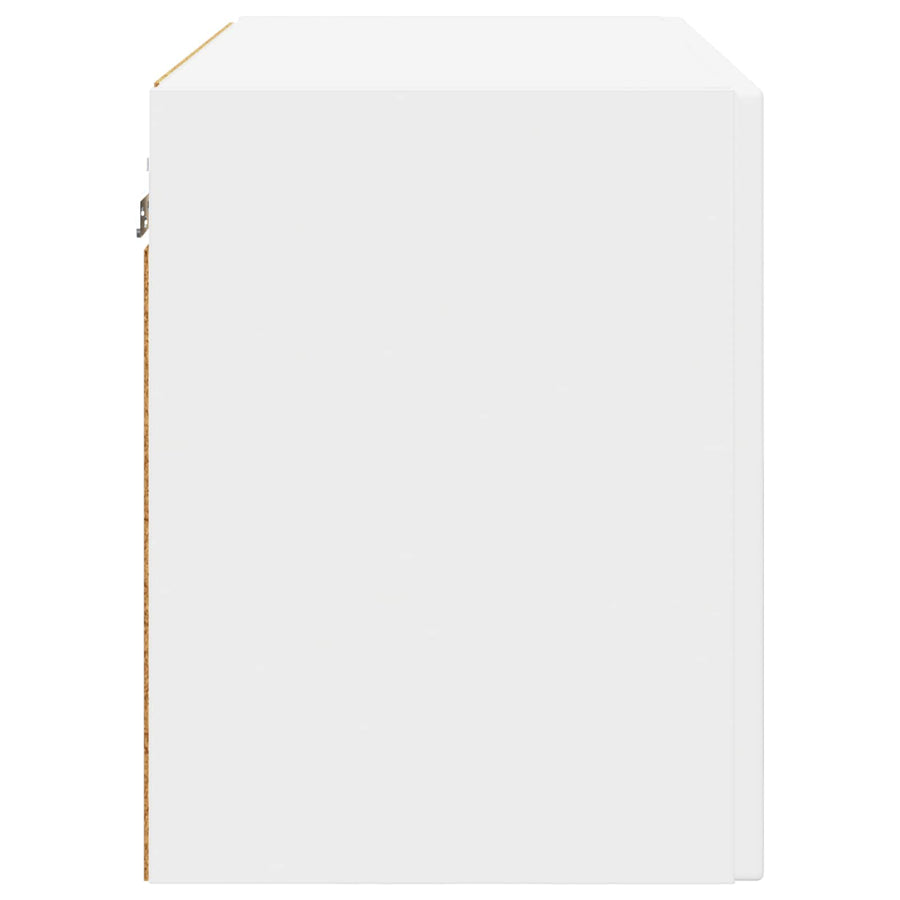 Wall Cabinet PORTO 2 pcs White Engineered Wood
