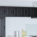 Wall Cabinet PORTO Black 60 x 31 x 40 cm Engineered Wood