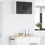 Wall Cabinet PORTO Black 60 x 31 x 40 cm Engineered Wood