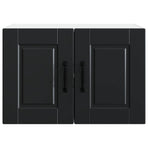 Wall Cabinet PORTO Black 60 x 31 x 40 cm Engineered Wood