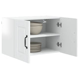Wall Cabinet PORTO High Gloss White 60 x 31 x 40 cm - Side View