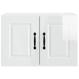 Wall Cabinet PORTO 2 pcs High Gloss White 60 x 31 x 40 cm