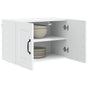 Wall Cabinet PORTO 2 pcs High Gloss White Engineered Wood