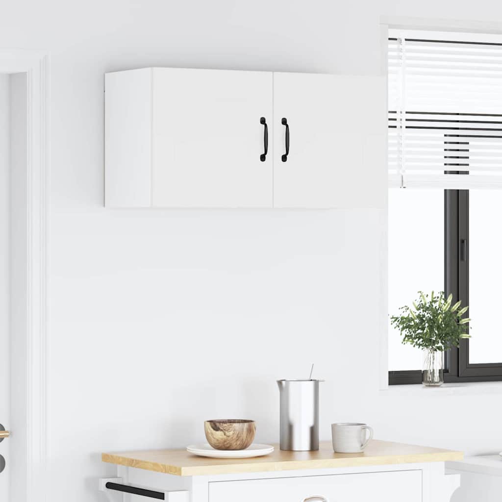 Kitchen Wall Cabinet White 80 x 31 x 40 cm Engineered Wood