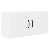 Kitchen Wall Cabinet White 80 x 31 x 40 cm Engineered Wood - Front View