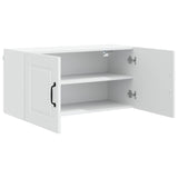 Wall Cabinet PORTO White 80 x 31 x 40 cm Engineered Wood - 45-Degree Angle