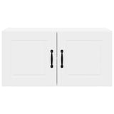 Kitchen Wall Cabinet White 80 x 31 x 40 cm Engineered Wood - Rear View