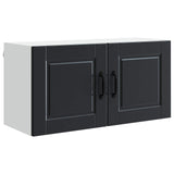 Wall Cabinet PORTO Black 80 x 31 x 40 cm Engineered Wood