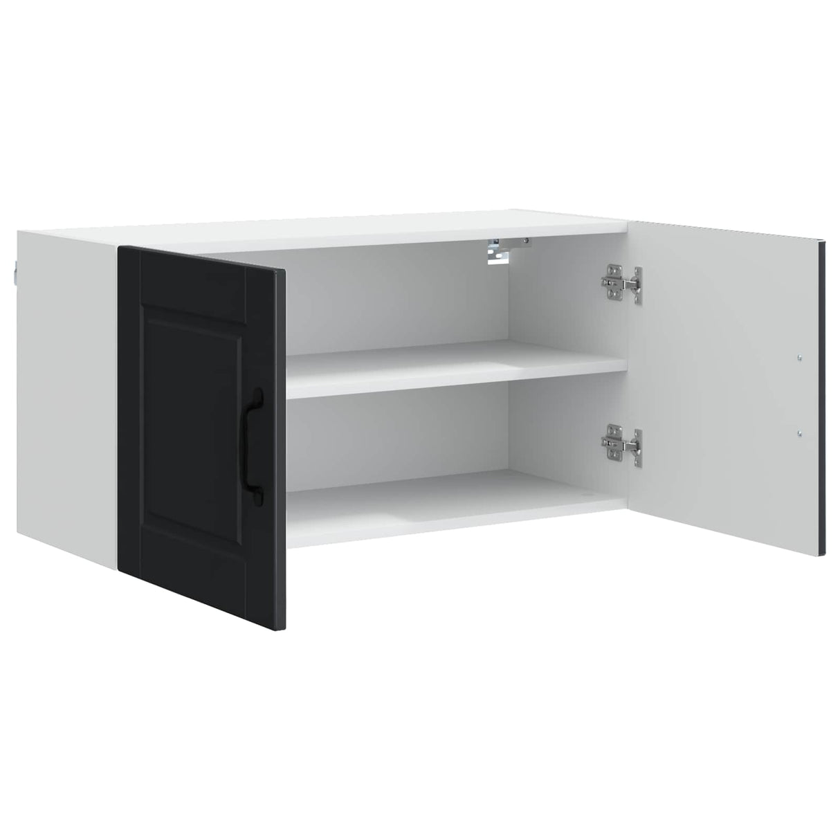 Wall Cabinet PORTO Black 80 x 31 x 40 cm Engineered Wood