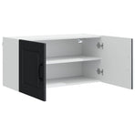 Wall Cabinet PORTO Black 80 x 31 x 40 cm Engineered Wood