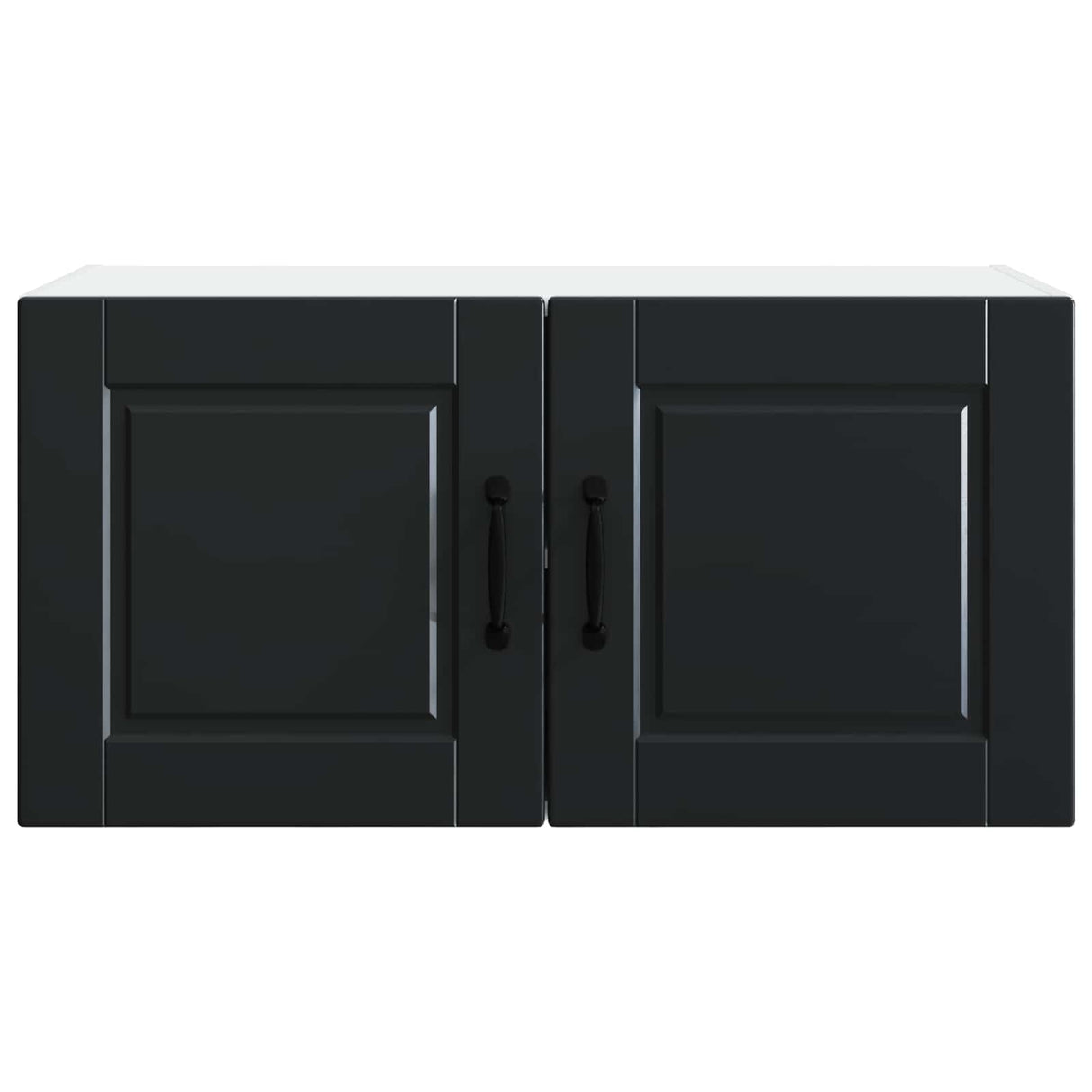 Wall Cabinet PORTO Black 80 x 31 x 40 cm Engineered Wood