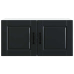 Wall Cabinet PORTO Black 80 x 31 x 40 cm Engineered Wood