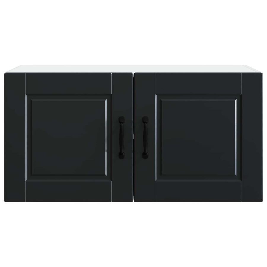 Wall Cabinet PORTO Black 80 x 31 x 40 cm Engineered Wood