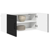 Kitchen Wall Cabinet Black 80 x 31 x 40 cm Engineered Wood - Side View