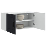 Wall Cabinet PORTO Black 80 x 31 x 40 cm Engineered Wood